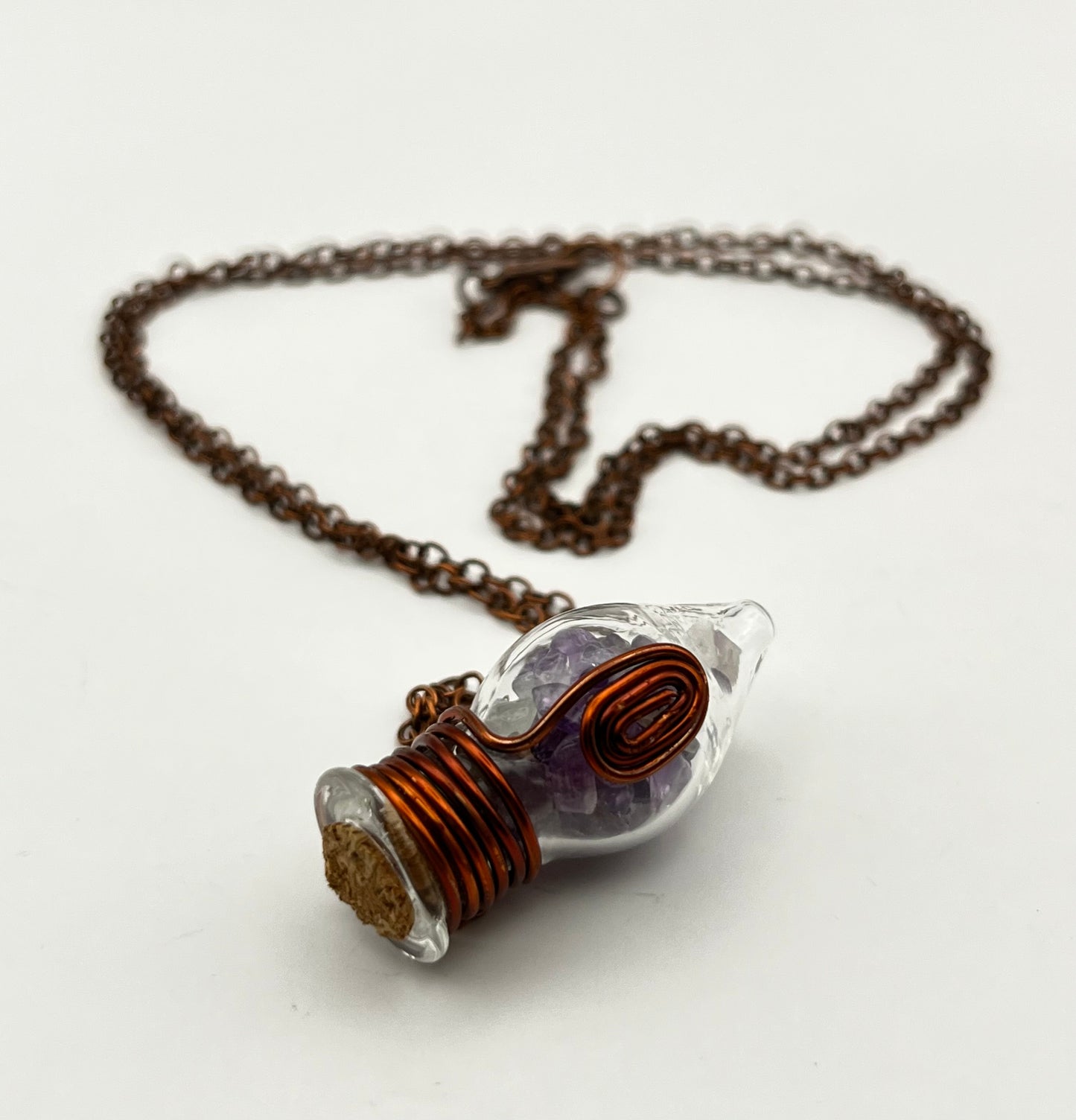 Wish bottle necklace