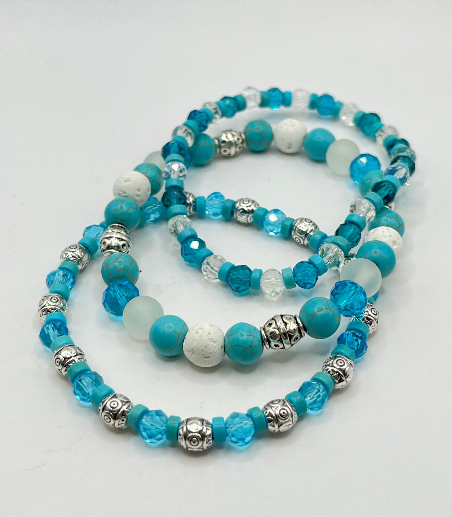 Spring turquoise howlite collection